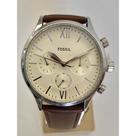 Fenmore Multifunction Brown Leather Watch