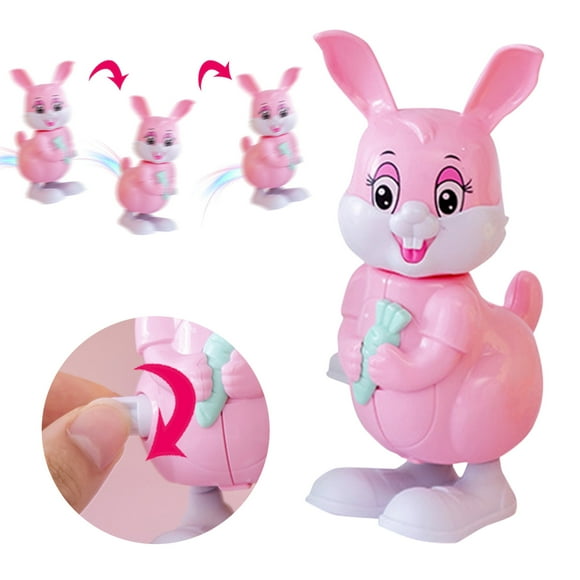 SIfdSeng Fairy Toys Easter Kids Classic Toy Wind up Clockwork Toys Jumping Iron Rabbit Classic Toy Gift Festival Children's Gift Baby Christmas Toys Girl Toys