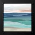 thumbnail image 2 of Robinson, Carol 12x12 Black Modern Framed Museum Art Print Titled - Shifting Seaside I, 2 of 5