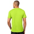 thumbnail image 4 of Men's High-Visibility Cotton/Poly T-shirt, XL Safety Green, 4 of 5