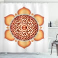 thumbnail image 1 of Ambesonne Leaf Shower Curtain, Harmony Motif, 69"Wx84"L, Orange Vermilion, 1 of 3