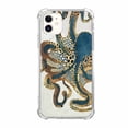 thumbnail image 1 of Blue Octopus Case for iPhone 11,Aesthetic Art Design Pattern Soft TPU Bumper Case Cover, 1 of 5