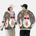 thumbnail image 4 of Lsque Summer Gnome 1 UPF 50+ Lightweight Sun Protection Men's Women's Long Sleeve Shirt, Hoodie Performance -X-Large, 4 of 9
