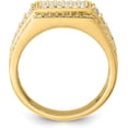 thumbnail image 2 of 14K Yellow Gold Lab Grown Diamond Men's Ring - Ring Size 10.0-9.6gm, 2 of 8