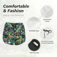 thumbnail image 5 of Disketp Dinosaur Plays Soccer Print Women's Shorts Workout Shorts for Athletic Gym Running Shorts with Phone Pockets X-Large, 5 of 8