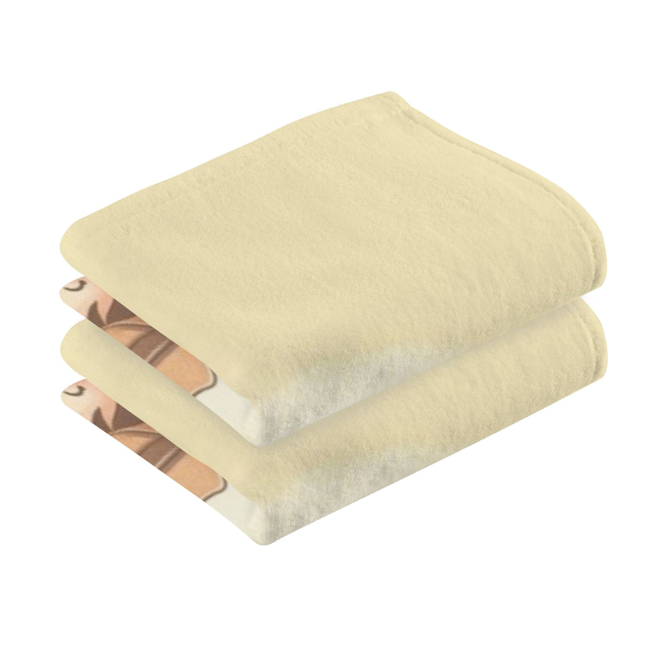Cotton Towel Two-Piece 16x28 Inch One Sizex2 Face Towel Set Towel Set Cotton Hand Bath Towel Bathroom Beach Yellow Checkered Western Cowboy Boy