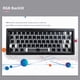 thumbnail image 5 of Kit Teclado Inalámbrico ZUOYA GMK61 DIY Personalizado RGB 61 teclas, 5 of 9