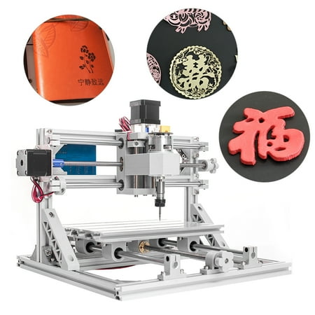 

Cnc Engraving Machine Engraving Cutting Machine BACHIN CNC 2418 Small CNC Engraving Machine 3-Axle Spindle Engraver 110-240VUS Plug