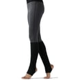 thumbnail image 1 of Calentadores de piernas tejidos para yoga, pilates, ballet, calentadores de piernas informales con estribos, 1 of 1