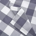 thumbnail image 5 of PinShang Buffalo Checkered Tablecloth, Wrinkle Resistant Heavy Weight Yarn Fabric Plaid Table Cover, for Kitchen Dinning Tabletop, Gray + White, 55"*70", 5 of 7