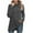 Gray, variant on Womens Tunic Tops Turtleneck Long Sleeve Shirts Oversized Fall Sweaters Side Split High Low Hemline