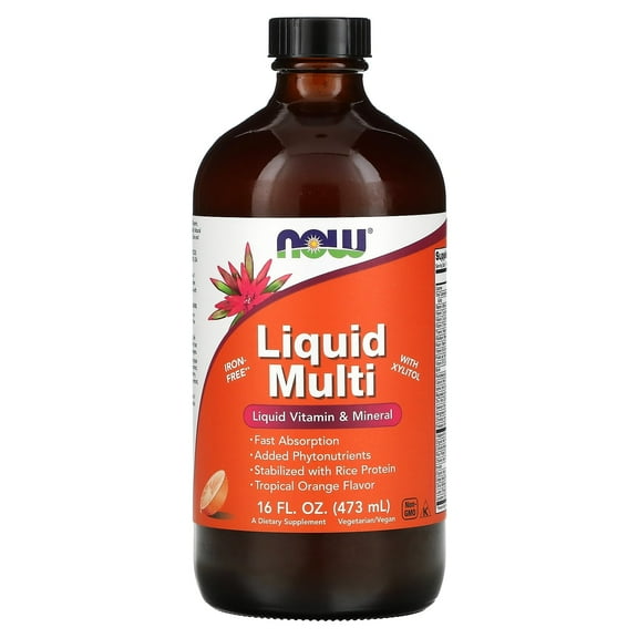 Liquid Multi, Tropical Orange Flavor - 16 fl. oz.