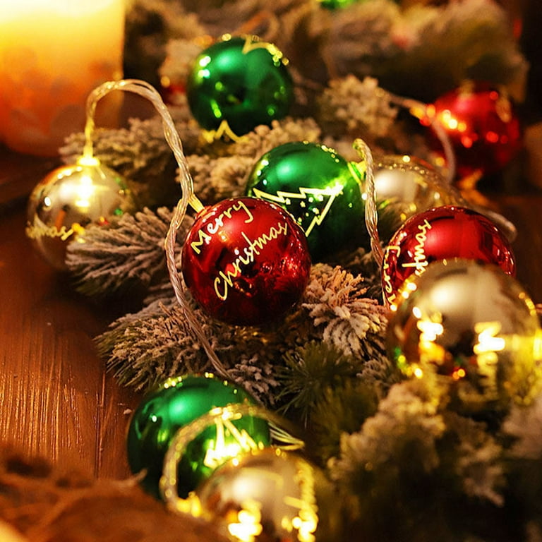 Christmas Ball Ornaments Christmas Decoration Tree Balls - Temu