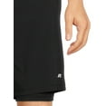 thumbnail image 6 of Russell Men's and Big Men's Active 2-in-1 Woven Shorts with Liner, up to size 5XL, 6 of 6