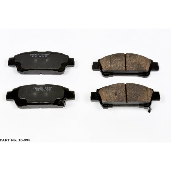 Power Stop Rear Z16 Evolution Ceramic Brake Pads 16-995 Fits 2006 Toyota Sienna