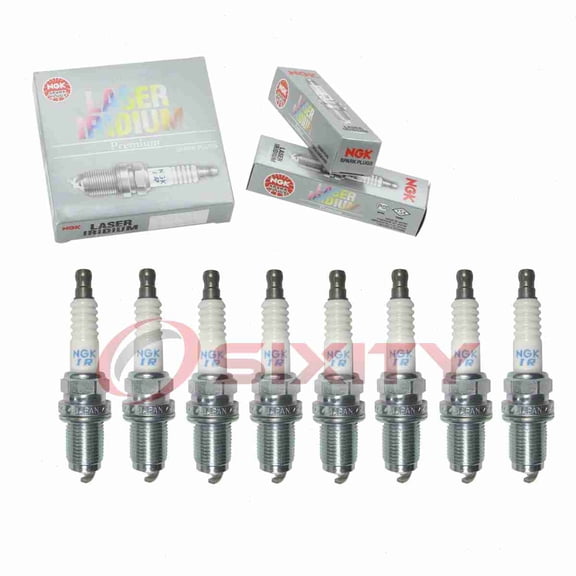 8 pc NGK 6748 Laser Iridium Spark Plugs for 9807B-5617C Ignition Wire Secondary