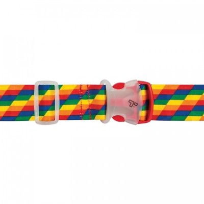 rainbow luggage strap