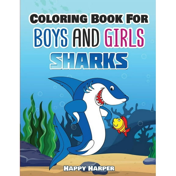 Shark Coloring Book, (Paperback)
