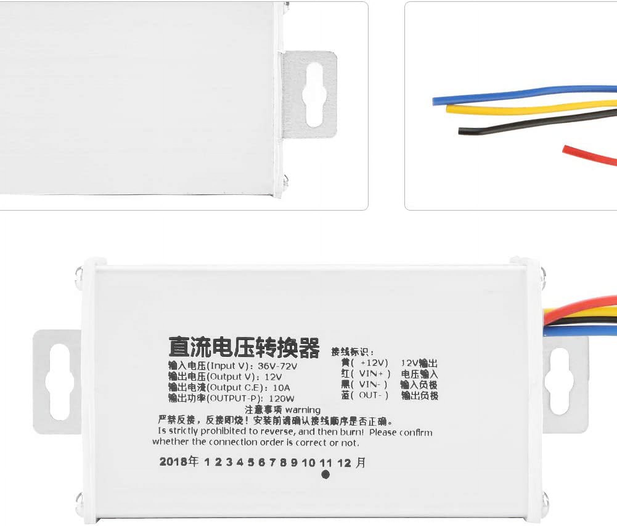 GGB-DC-DC Power Supply,DC Converter Step-Down Power Supply Module 36V-72V to 12V 10A 120W,DC Converter with Stable Performance—0516