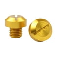 thumbnail image 1 of 2 tapones y cubiertas para tornillos de rosca de espejo retrovisor de aluminio CNC M10x1.25 Oro positivo, 1 of 9