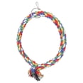 thumbnail image 3 of Bird Swing Perch Stand,Bird Cotton Rope Ring Bird Perch Stand Bird Colorful Swing Ring Tailored for Perfection, 3 of 14