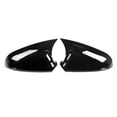 thumbnail image 4 of Tapa de la cubierta del espejo retrovisor shamjiam Reemplaza accesorios izquierdo derecho negro brillante, 4 of 8