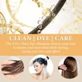 thumbnail image 3 of Cherry Brown Hair Dye Shampoo, 3 in 1 Natural Color Shampoo for Men & Women, Long-Lasting for 100% Gray Hair Coverage, 500ml, 3 of 6