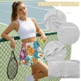 thumbnail image 6 of Xoenoiee Boho Mandala Flower Print Pleated Tennis Skirts for Women High Waist Golf Skirt Lightweight Mini Athletic Skorts for Pickleball Workout, L, 6 of 6
