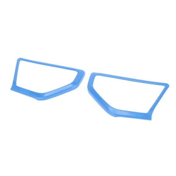 Unique Bargains 1 Pair A Pillar Speaker Cover Trim for Jeep Wrangler JL JLU 18-24 Window A Pillar Front Speaker Cover Stereo Audio Frame Trims ABS Light Blue