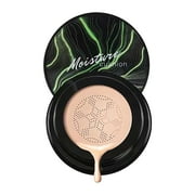 Cushion Foundation Cream, Concealer Moisturizing Repair, Long-Lasting Lightweight Makeup Base with Even Powder Distribution, Skin-Friendly Non-Sticky formula, Convenient Portable Size