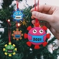 thumbnail image 2 of De 4 Uds., Cubierta Facial De Buena Suerte, Adorno Navideño De Cuarentena Para Decoración De Árbol De Navidad Advancent HA041440-01, 2 of 6