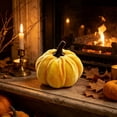 thumbnail image 5 of Qocolcyl Fabric Artificial Pumpkins, Cloth Fake Pumpkins for Halloween Thanksgiving Decor, Soft Cloth Pumpkins , Fall Decorations, Indoor Covered Outdoor Home Table Mantel Cabinet Party Decor, 5 of 7