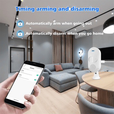 TOP! WiFi Sound and Light Alarm Infrared Detector PIR Motion Sensor Smart TUYA APP Remote Notification Security System