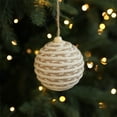 thumbnail image 5 of Natural Jute Rope Christmas Ornament, Rustic Twine-Wrapped Hanging Bauble, Eco-Friendly Holiday Tree Decoration, Handmade Rustic Decor for Christmas and Festive Settings, 5 of 9