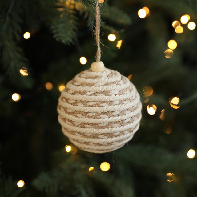 Aros navideños de plástico | Decoración árbol, resistente, multicolor, 8 cm, paquete de 1