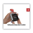 thumbnail image 5 of Model S 360 Two-Color Message Dater, 1.75 X 1, "received", Self-Inking, Blue/red | Bundle of 2 Each, 5 of 5