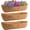 36in, variant on 3 Pack Coco Liners for Window Planter Box - 24in 100% Natural Coconut Coir Fiber Liner Replacement for Deck Flower Box, Garden Railing Fence Trough, Wall Planter Basket, Vegetables Pot