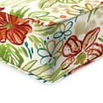 thumbnail image 4 of Jordan Manufacturing 46.5" x 24" Valeda Breeze Multicolor Floral Rectangular Outdoor Deep Seating Chair Seat and Back Cushion with Welt, 4 of 10
