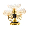 thumbnail image 3 of Esquirla Rotating Snack Serving Tray Fruit Bowl Fruit Plate for Cafe Home Living Room Yellow, 3 of 8