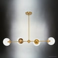 thumbnail image 5 of Luxury Minimalist Chandelier, Brushed Bronze, UHP4451, 5 of 5