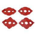 thumbnail image 1 of 4PCS R Corner Templates Round Angle Radius Jig Routing Template 3 Hole Fixing ABS  Router Bit Templates Woodworking Corner Locator For DIY Woodworking Projects, 1 of 8