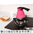 thumbnail image 3 of Bouilloire en Silicone Pliable - 1500ml, Rose Rouge, 3 of 4