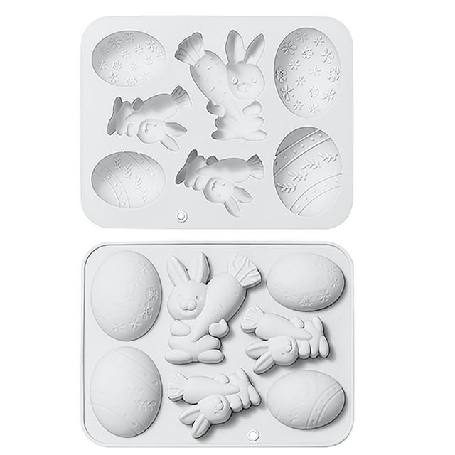 Metal Bread Pan 9x5 Mini Fluted Cake Pan Silicone 1/4 Sheet Pan with Washable Silicone Cake Cake Candy Chocolate Decorating Tray DIY Craft Project