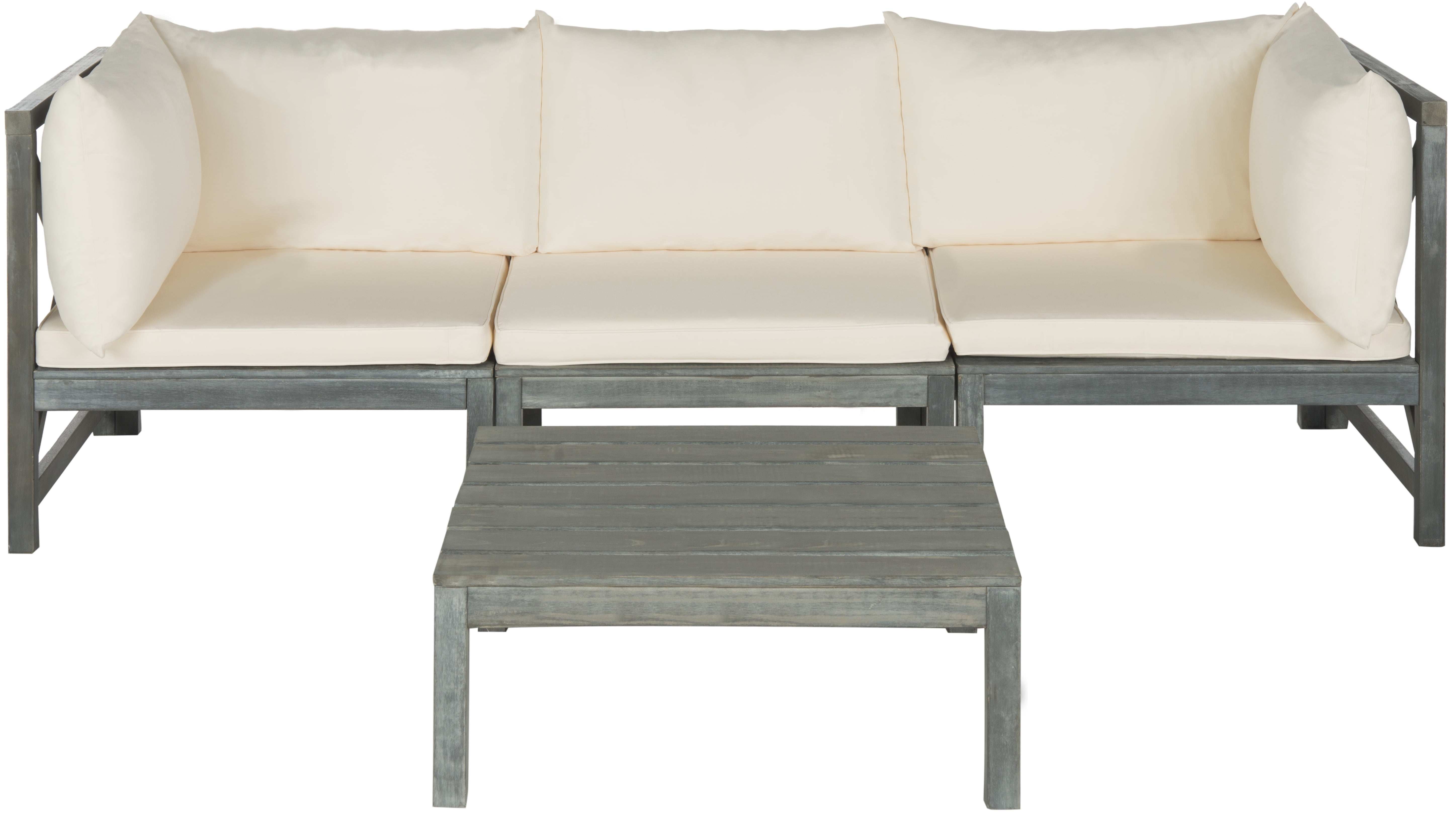 Safavieh Lynwood Outdoor Contemporary Modular Sectional with Cushion