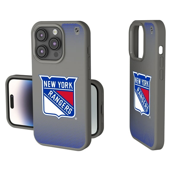 New York Rangers Linen Logo iPhone Soft Touch Case