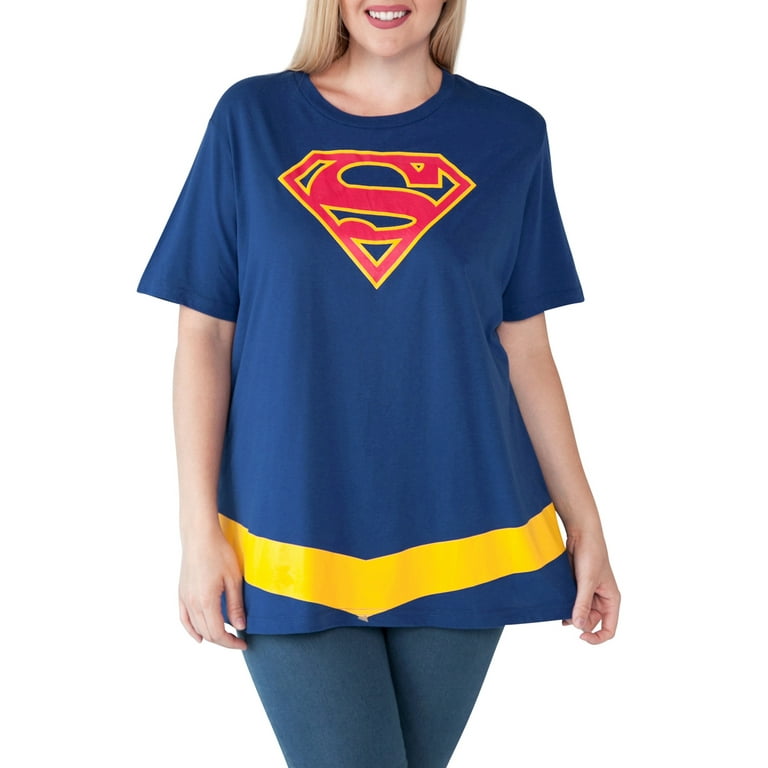 Superman t shirt women's hot sale