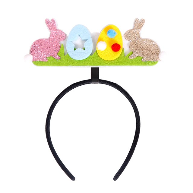 CSChome Easter Headband Easter Headband Elastic Lovely Cartoon Happy-easter Adorable Head Hoop Festival Props Hair Hoop