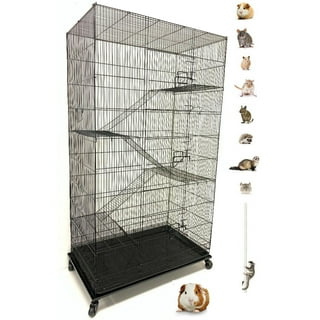GUTINNEEN Ferret Cage Rat Cage 5 Levels Small Animal Cage for Chinchilla,  Hedgehogs, Squirrel, Chameleon, Lizard, Gerbils Anti-Chewing