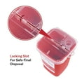 thumbnail image 6 of Alcedo Sharps Container for Home Use 1 Quart (1-Pack) | Biohazard Needle and Syringe Disposal | Small Portable Container for Travel and Professional Use, 6 of 10
