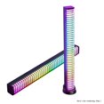 thumbnail image 2 of Barra de Luz de Control de Sonido RGB LED InaláMbrico 3D LáMpara de Ritmo de MúSica de Doble Cara Luces de Control de Sonido para TV de Juegos de AutomóVil, 2 of 9